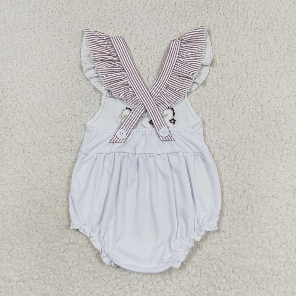 Sibling Boys Baby Girls Sea Horse Rompers Clothes Suits