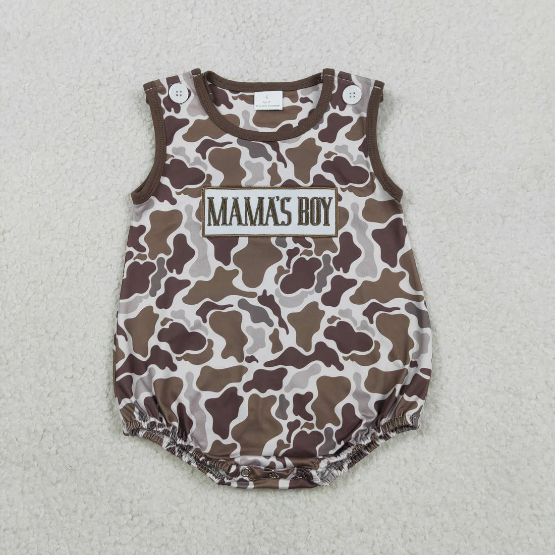 Sibling Embroidery Mama's & Daddy's Boys & Girls Southern Camo Rompers