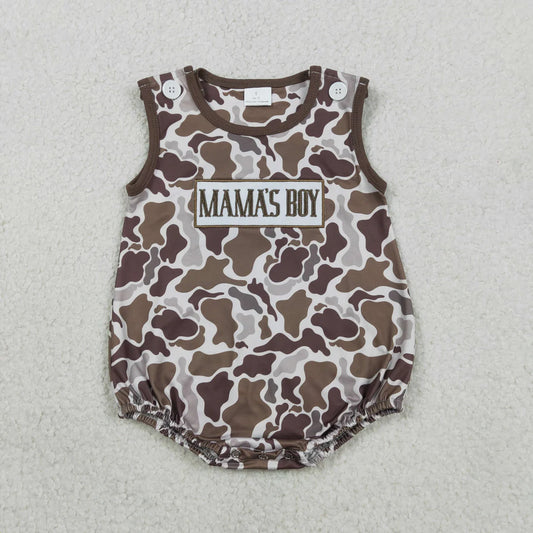 Sibling Embroidery Mama's & Daddy's Boys & Girls Southern Camo Rompers