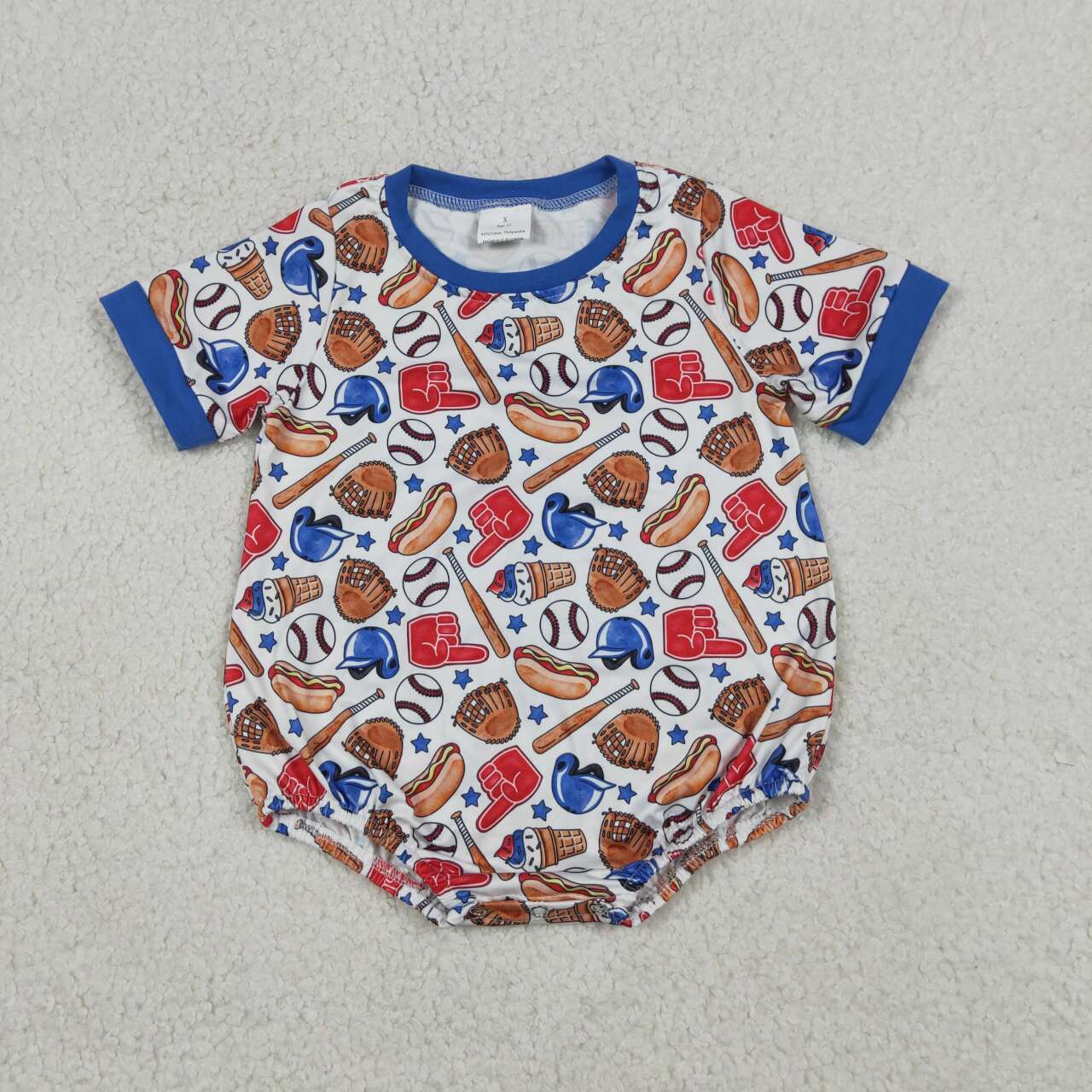 4th of July Baseball Brothers Matching Outfit Blue Toddler & Baby Boys Sports Set Summer Vacation