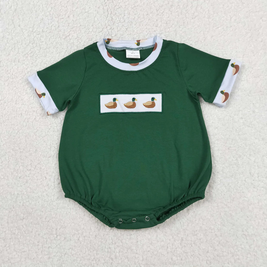 USA Shop Sibling Baby Boys Embroidery Rompers