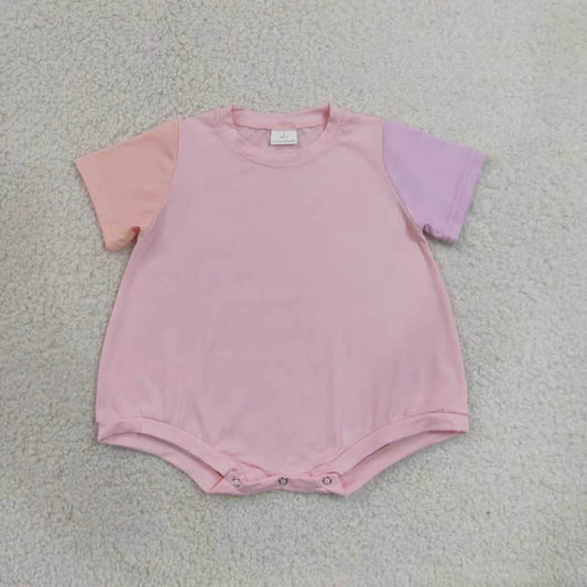 Sibling Baby Girls Boys Cotton Short Sleeve Top with Shorts +Bubble Romper