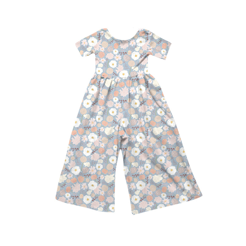 4.16 SR4198 Preorder Flowers Girls Straight Jumpsuits