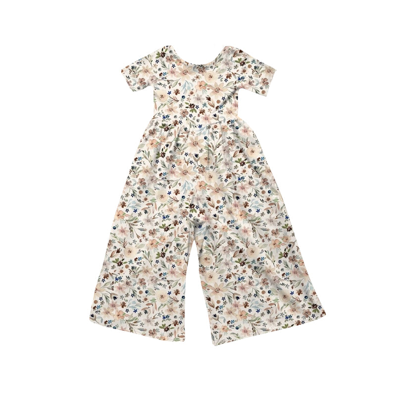 4.16 SR4199 Preorder Flowers Girls Straight Jumpsuits