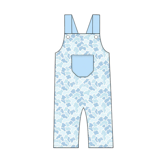 5.20 SR4275 Baby Boys Blue Camo Jumpsuit Preorder
