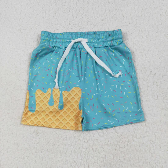Teams Sibling Baby Ice Cream Drip Sprinkles Summer Bottoms Shorts