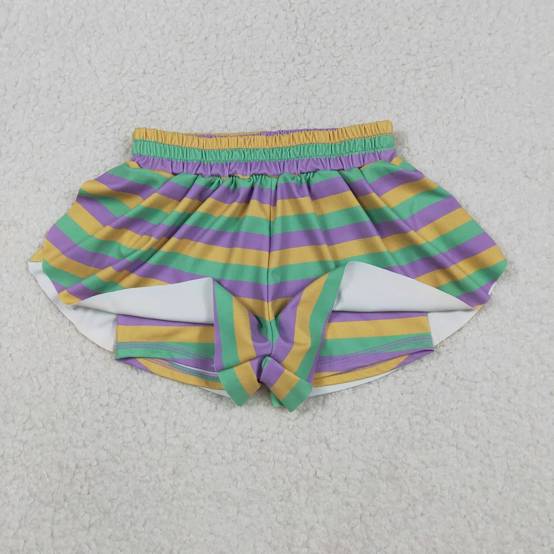 Sibling Toddler Girls Camo Leoaprd Ruffle Shorts Active Bottoms
