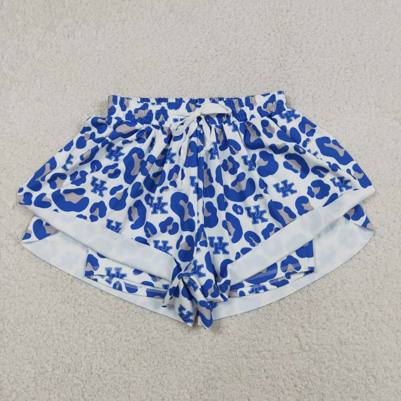 Sport Team Mommy and Me Bottom Summer Yoga Flutter Shorts Family Wear