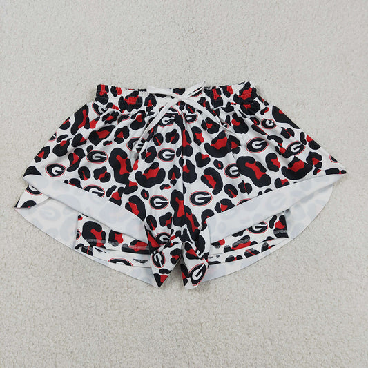 Sport Team Mommy and Me Bottom Summer Yoga Flutter Shorts Family Wear
