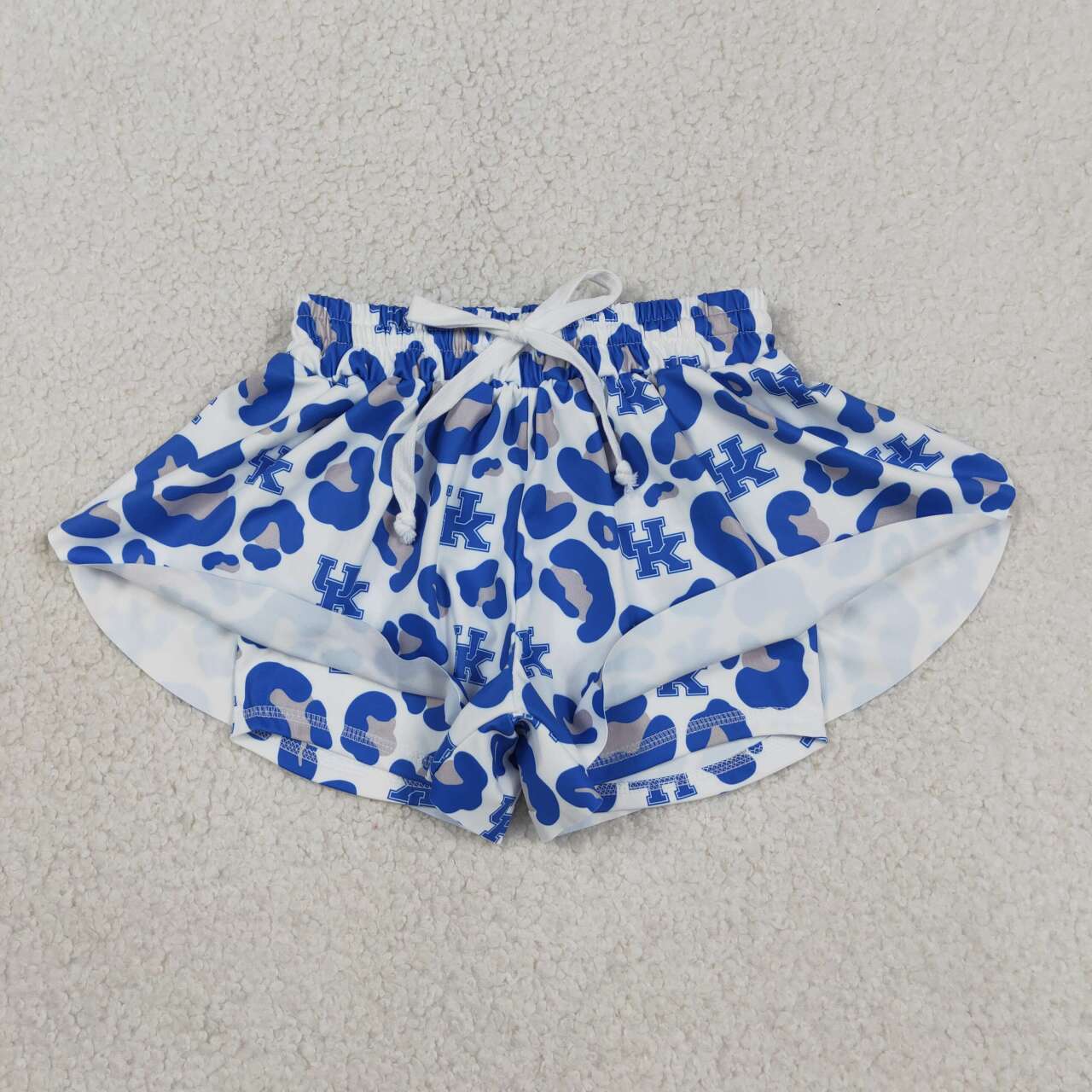 Sport Team Mommy and Me Bottom Summer Yoga Flutter Shorts Family Wear