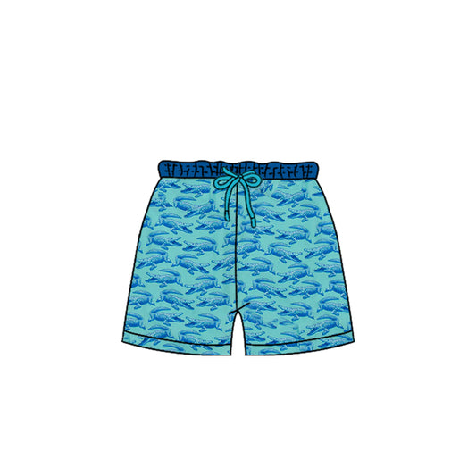 4.7 SS0887 Preorder Crocodil* Blue Print Boys Bottom Shorts
