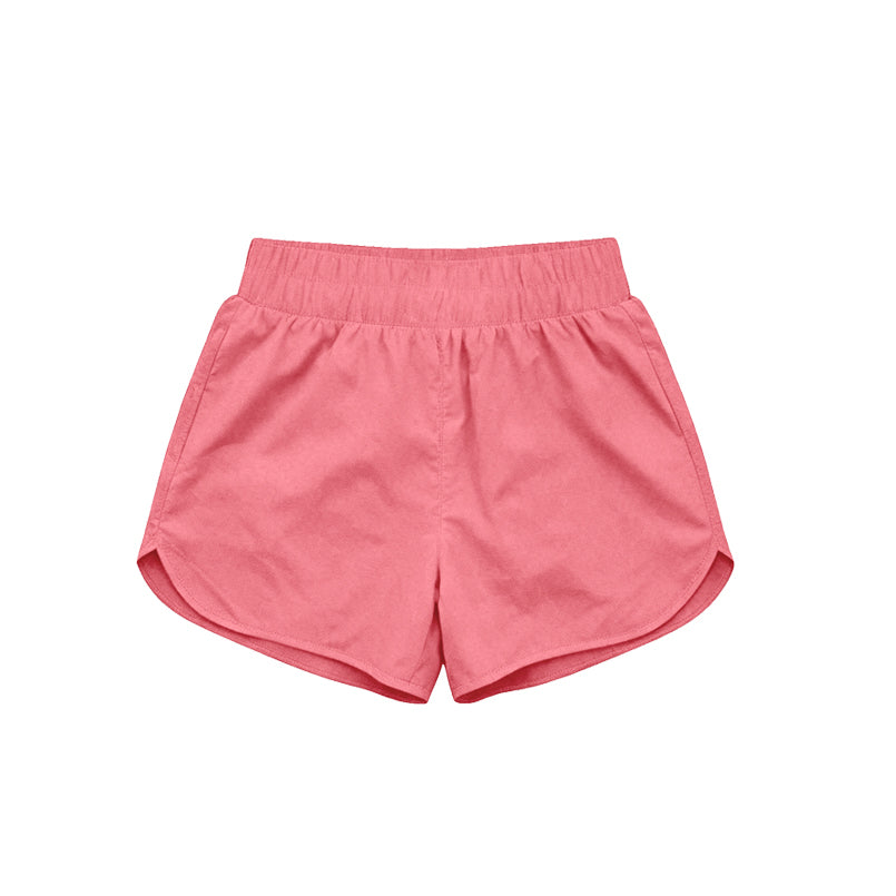 4.15  Kids Girls Coral Active  Shorts Preorder