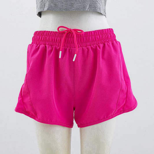 4.29 Kids Girls Hot Pink Elastic Waist Active Shorts Preorder
