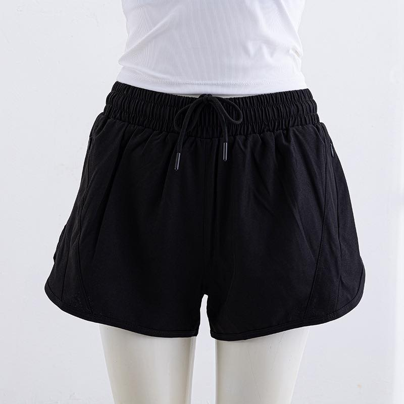 4.29 Kids Girls Black Elastic Waist Active Shorts Preorder
