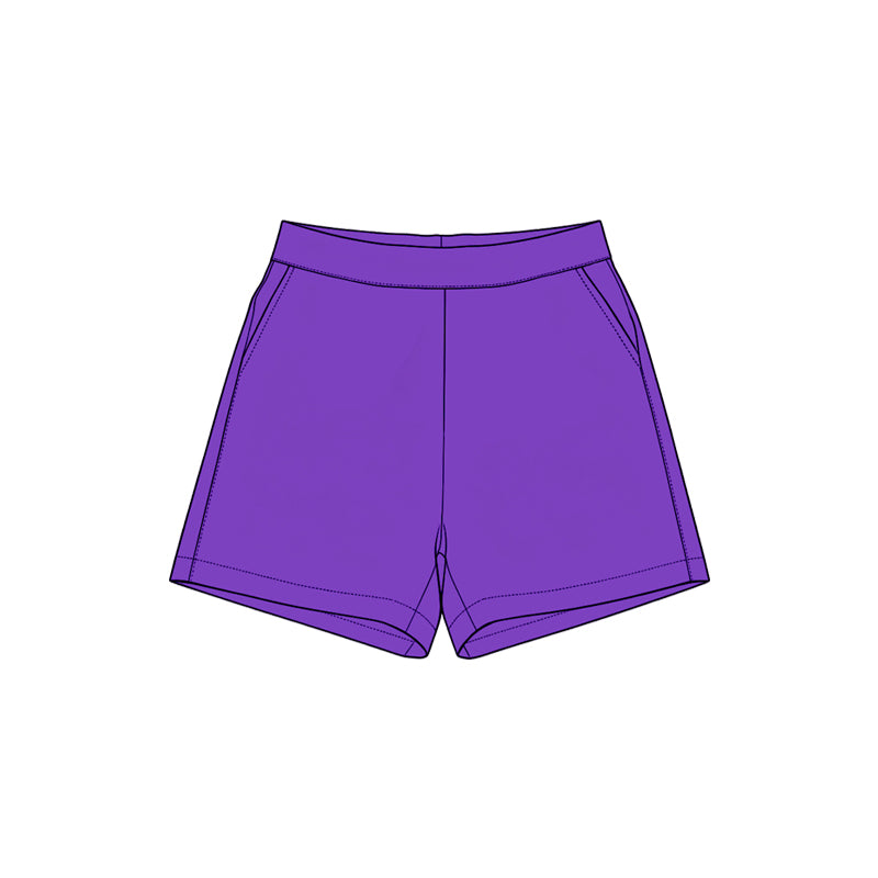 7.11 Preorder Kids Girls Light Purple Active Shorts