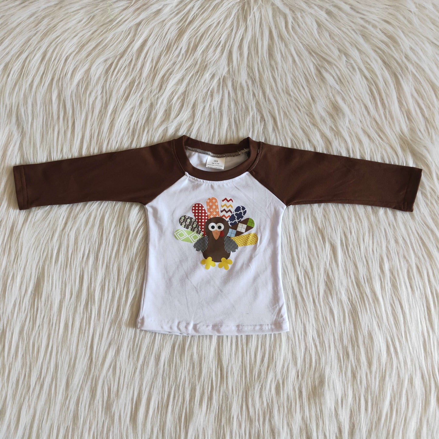 Long sleeve Tee turkey shirts      6 A20-28