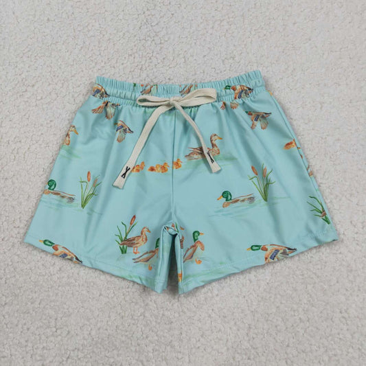 S0266 Boys Mallard Duck Swim Trunks