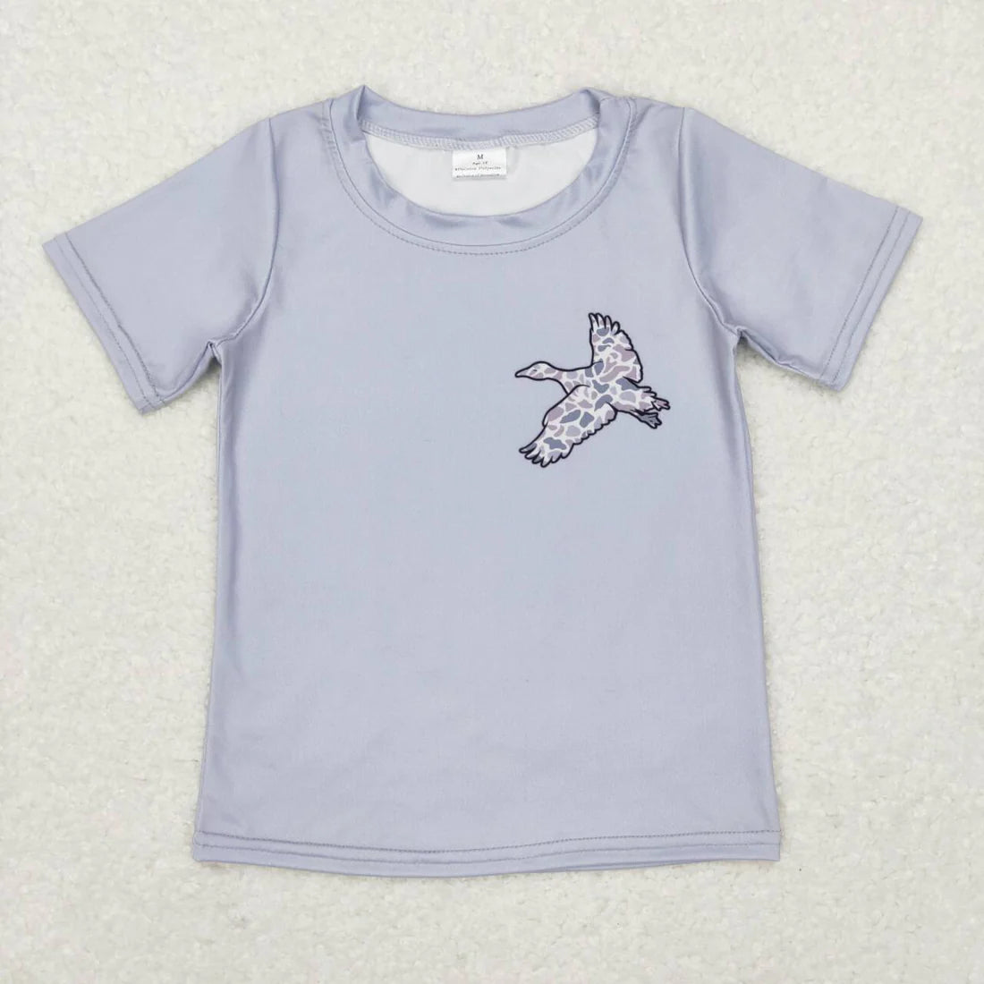 Baby Boys Duck Camo Hunting Summer Short Sleeve Tee Shirts Tops