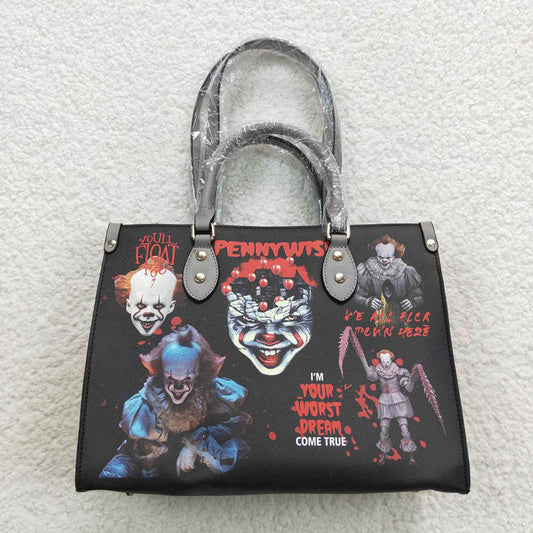 Adult Halloween Horrible Friends Black Tote Bags