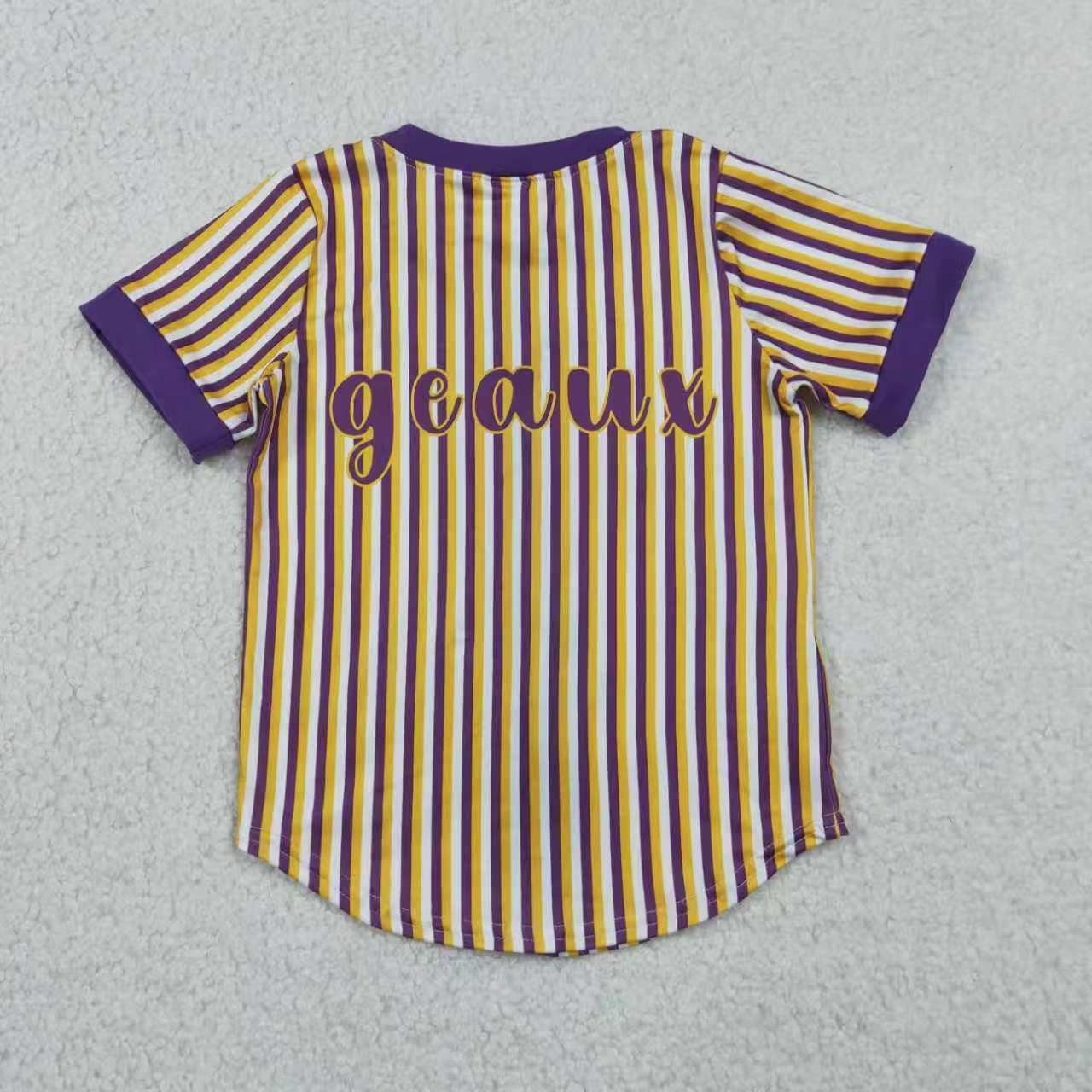 Sibling Baby Boys Sport Team Striped Short Sleeve Shirt Top