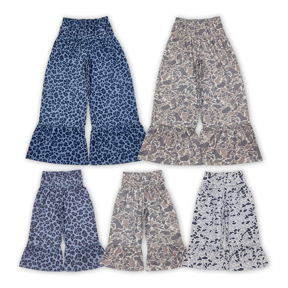 Mommy and Me Camo Leoaprd Ruffle Active Pants