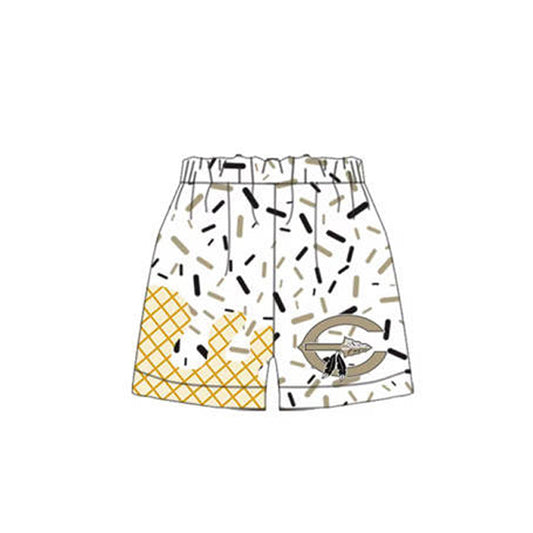 (Custom Design Preorder MOQ 5)  Teams Comanche Sprinkles Print Boys & Man Bottom Shorts