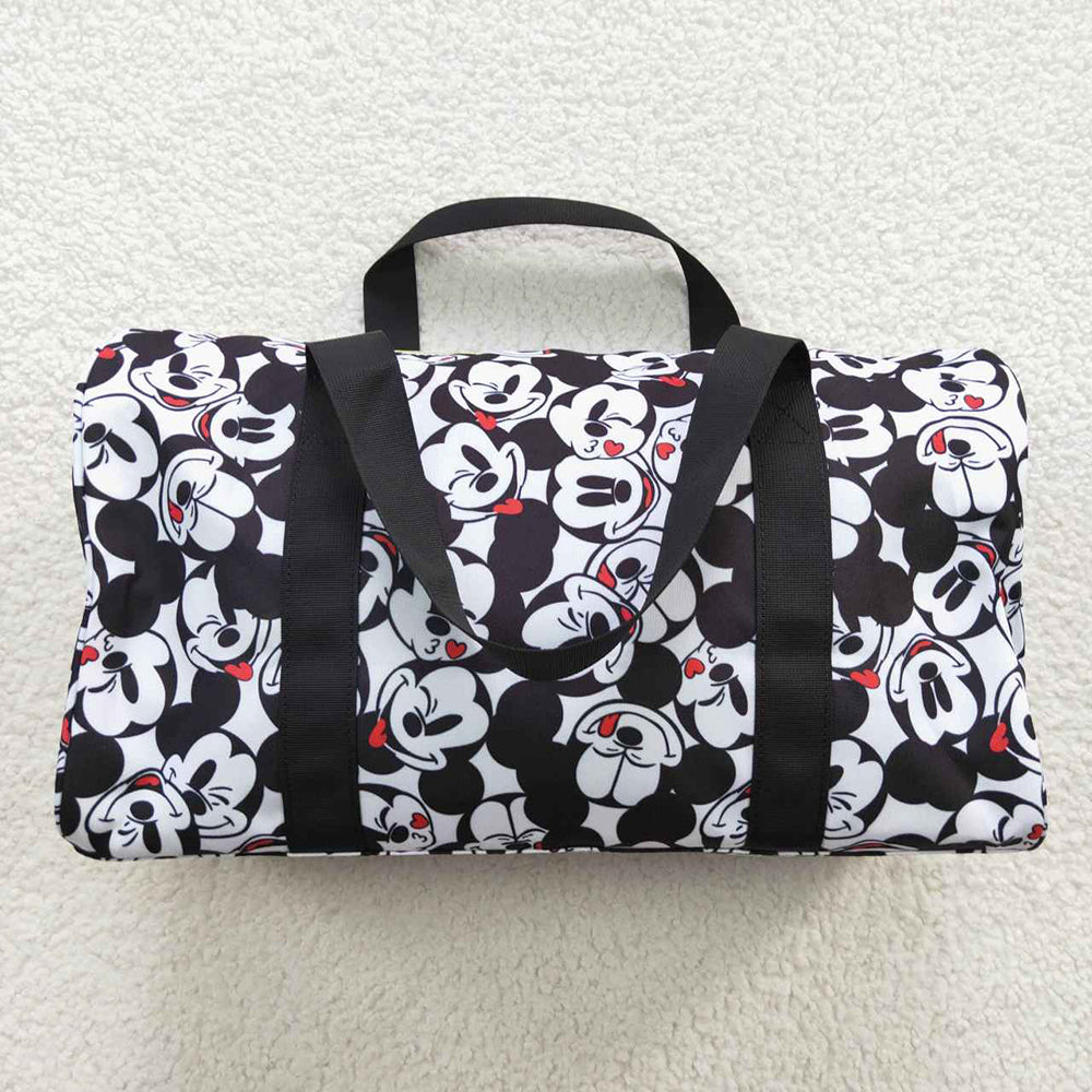 Adult Black Cartoon Gym Bags