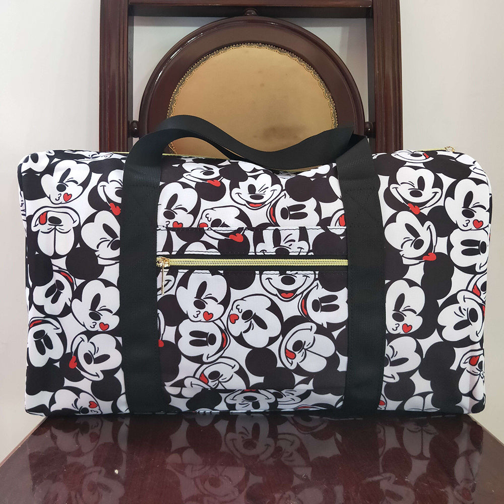 Adult Black Cartoon Gym Bags