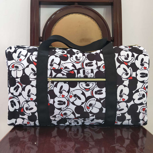 Adult Black Cartoon Gym Bags