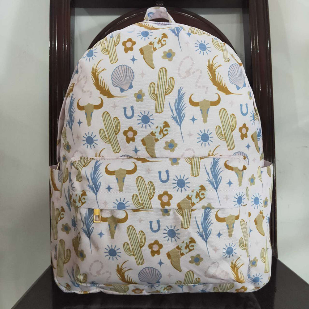 Baby Children Western Boots Cactus Back Bags