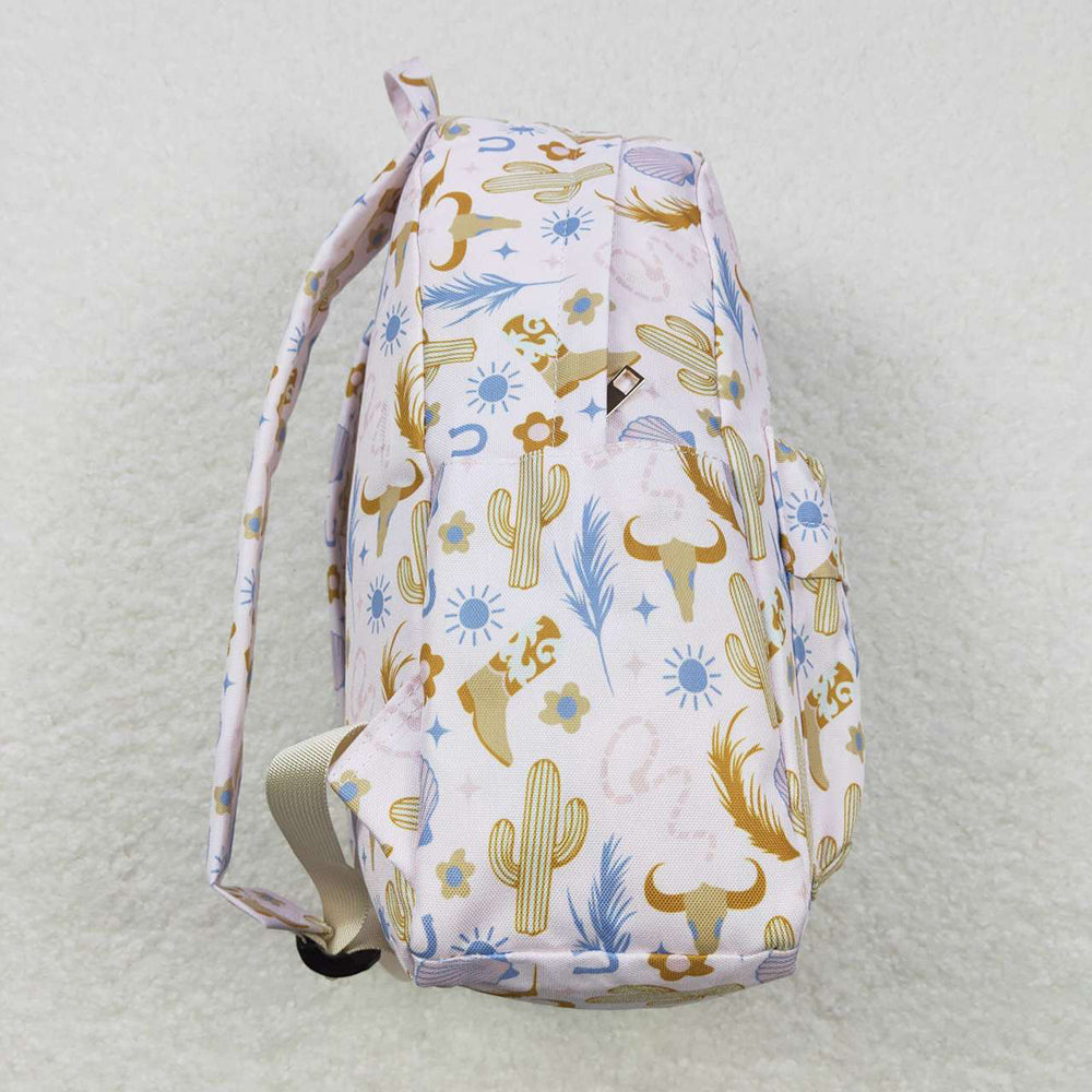 Baby Children Western Boots Cactus Back Bags